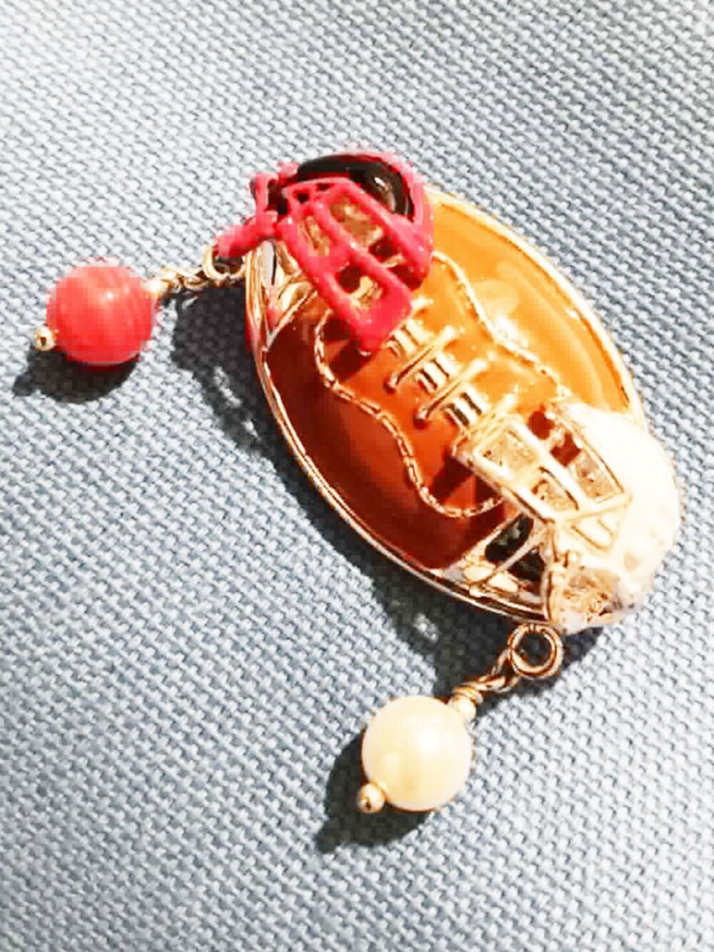 Cute Football Necklace - Picture 7 of 7